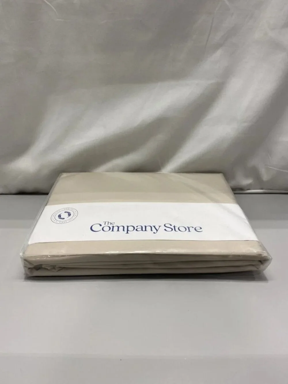 The Company Store Premium Smooth Supima Sateen Twin Duvet Cover In Alabaster